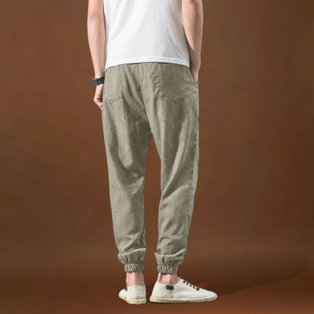 Fenyő - Kényelmes japán nadrág Khaki