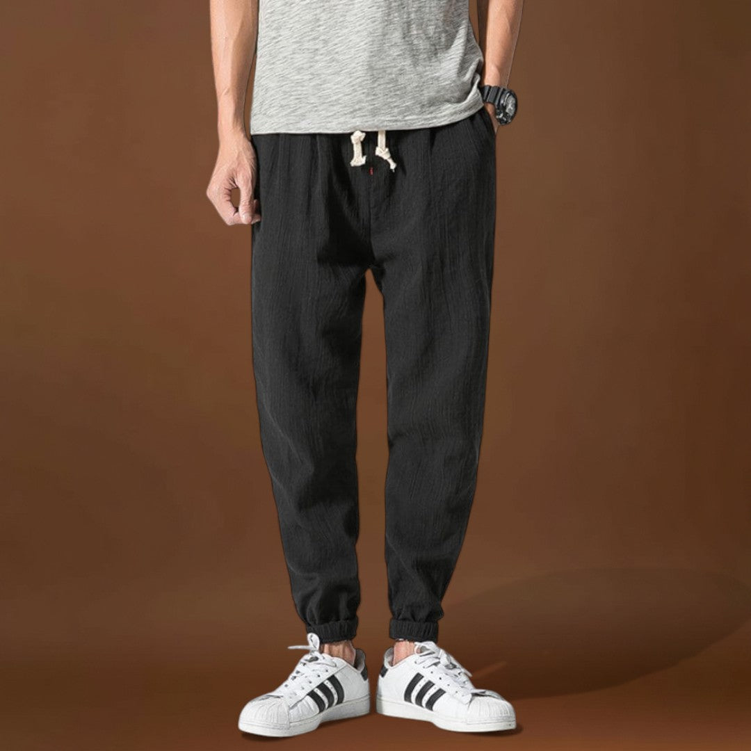 Endrő - Kényelmes japán nadrág Zöld