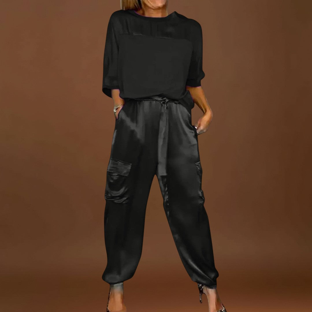 Dalida - 2 Részes Selyem Szett