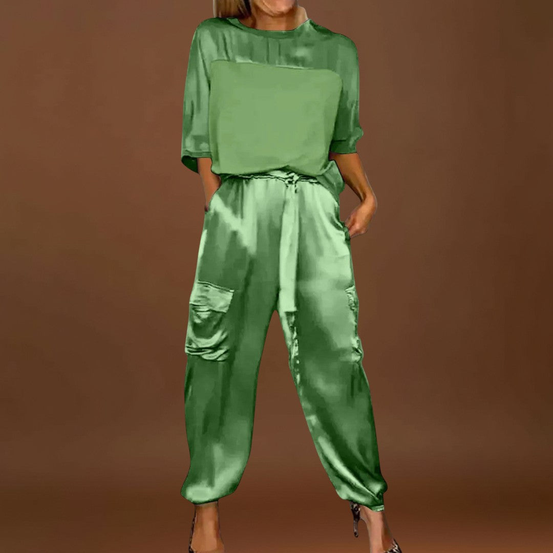 Dalida - 2 Részes Selyem Szett