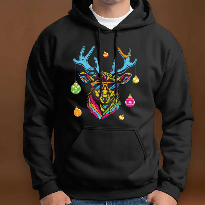 Hoodie - Menő Szarvas - színes