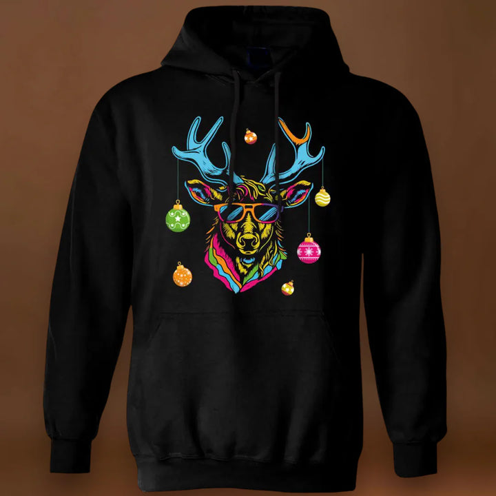 Hoodie - Menő Szarvas - színes