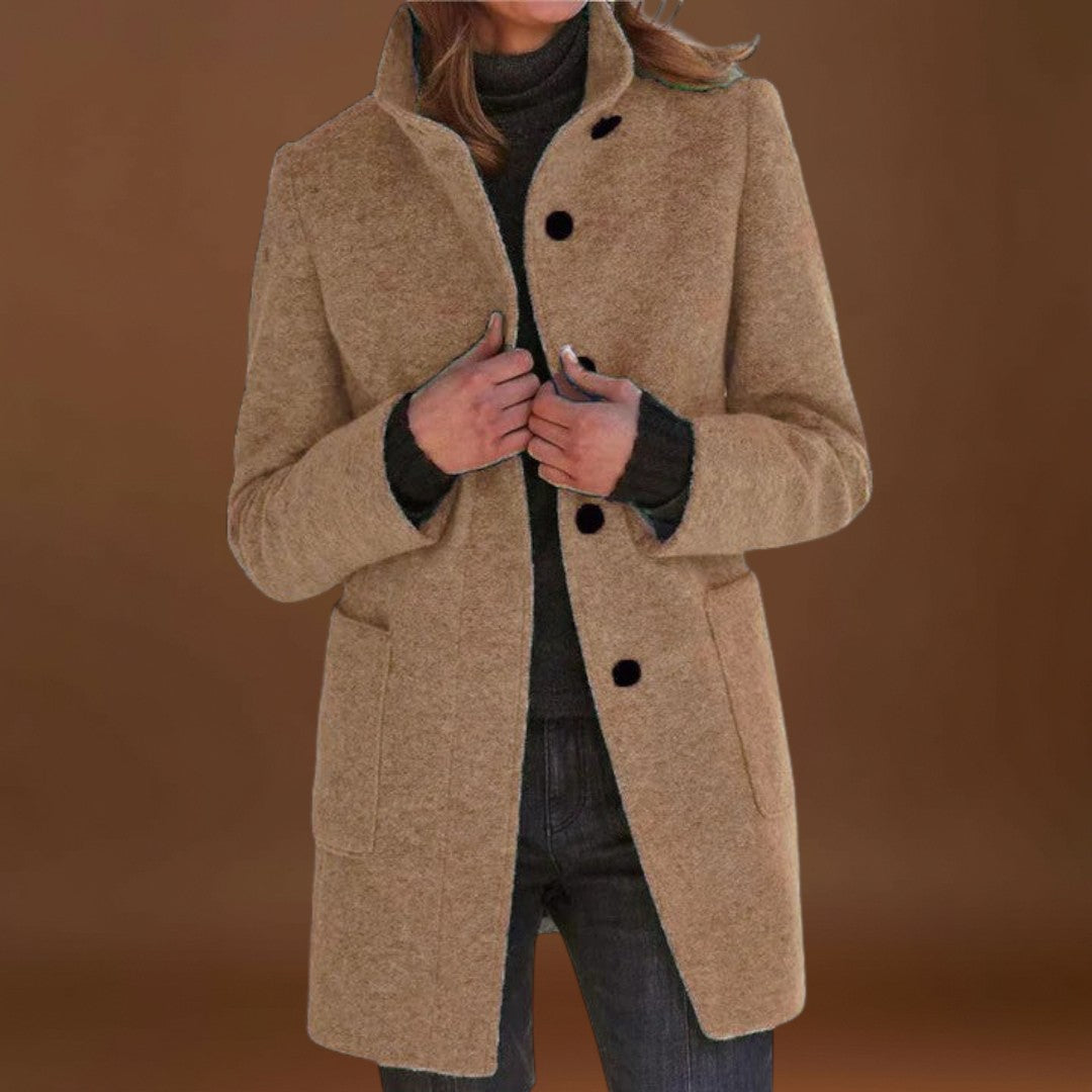 Kornélia  - Klasszikus gyapjúkeverék kabát