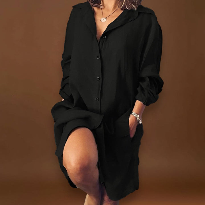 Ina-Mária - Kényelmes vászon blúz