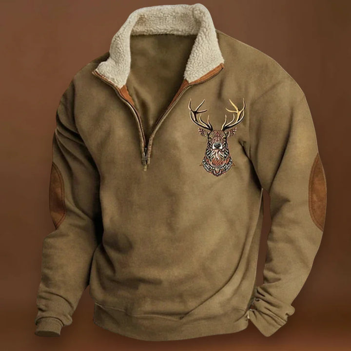 Arthur | Szarvas Pulóver Északi Stílusban