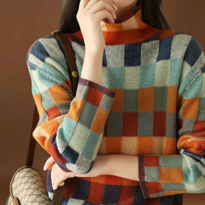 Barbi - Magas nyakú kasmír pulóver