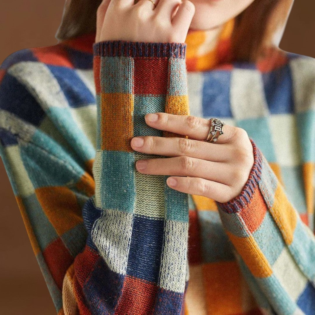 Barbi - Magas nyakú kasmír pulóver