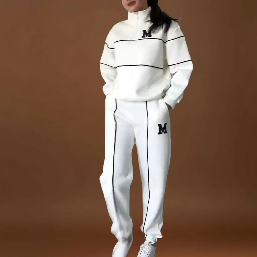 Ellinor - Kényelmes pulóver és nadrág szett