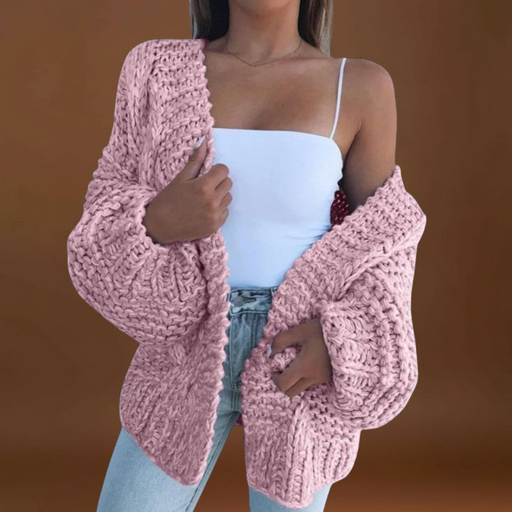 Mária-Róza - Laza, vastag kötött kabát