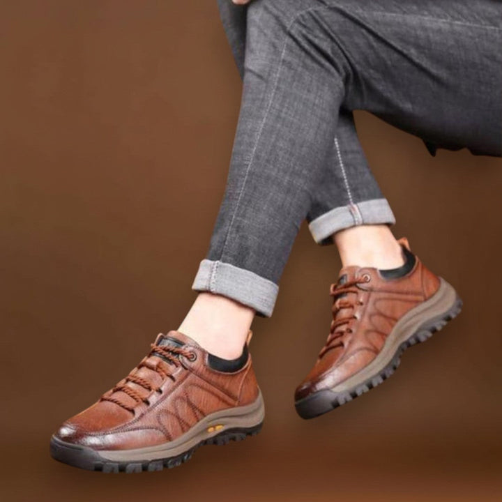 Elvir - Kézzel varrott bőr férfi lezser cipők