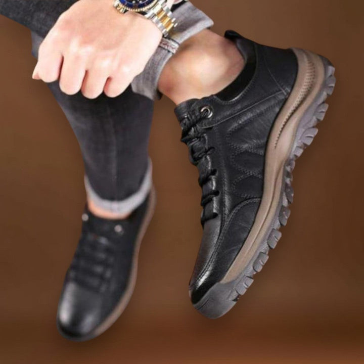 Elvir - Kézzel varrott bőr férfi lezser cipők