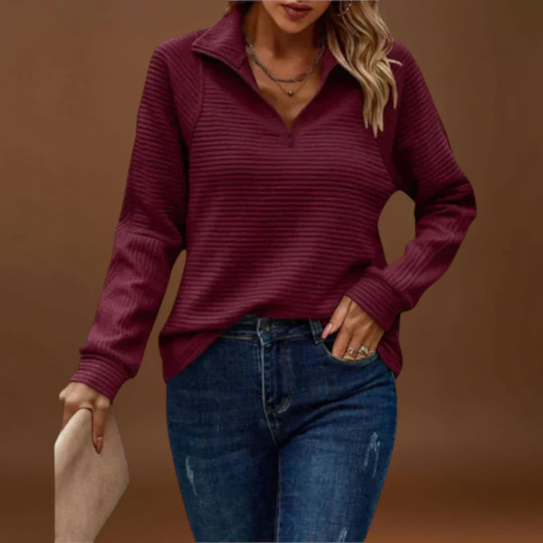 Bonita - Elegáns Kötött Pulóver