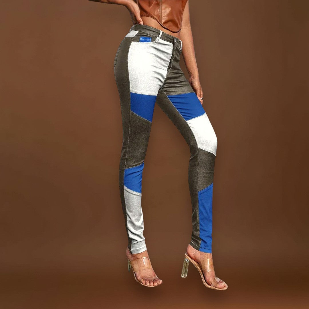 Zafira - Színes blokkokkal díszített nadrág