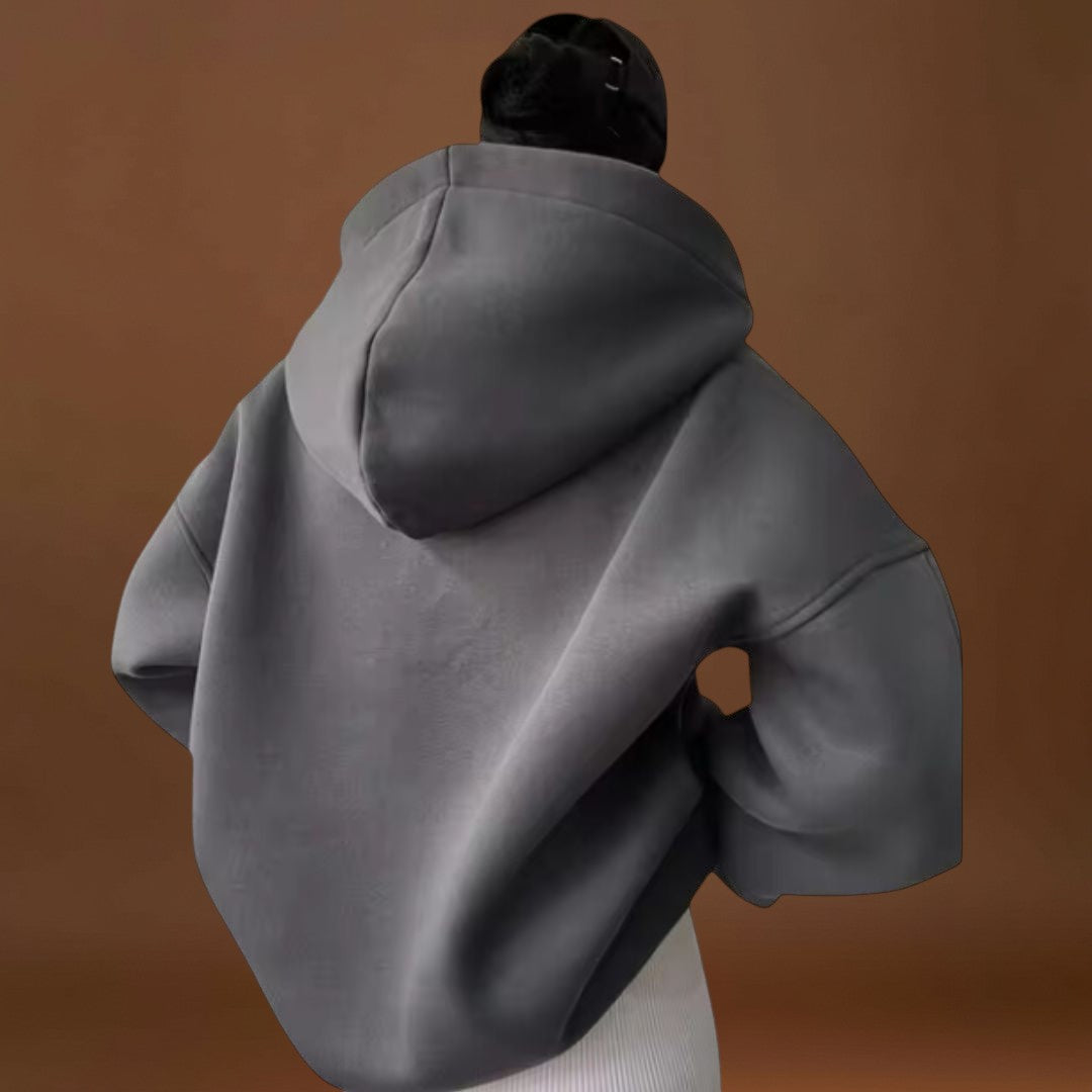 Cseresznye - Elegáns kapucnis pulóver