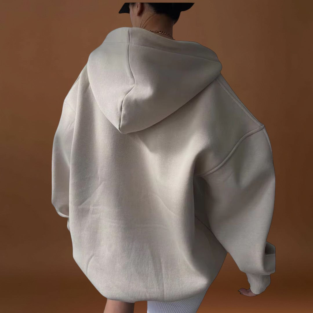 Cseresznye - Elegáns kapucnis pulóver