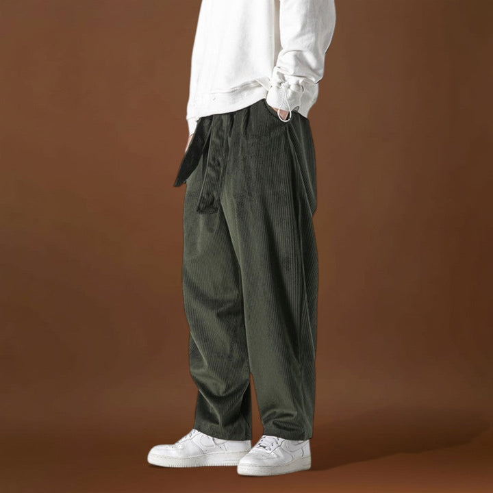 Franyó - Vellúrból készült nadrág Zöld vellúr nadrág