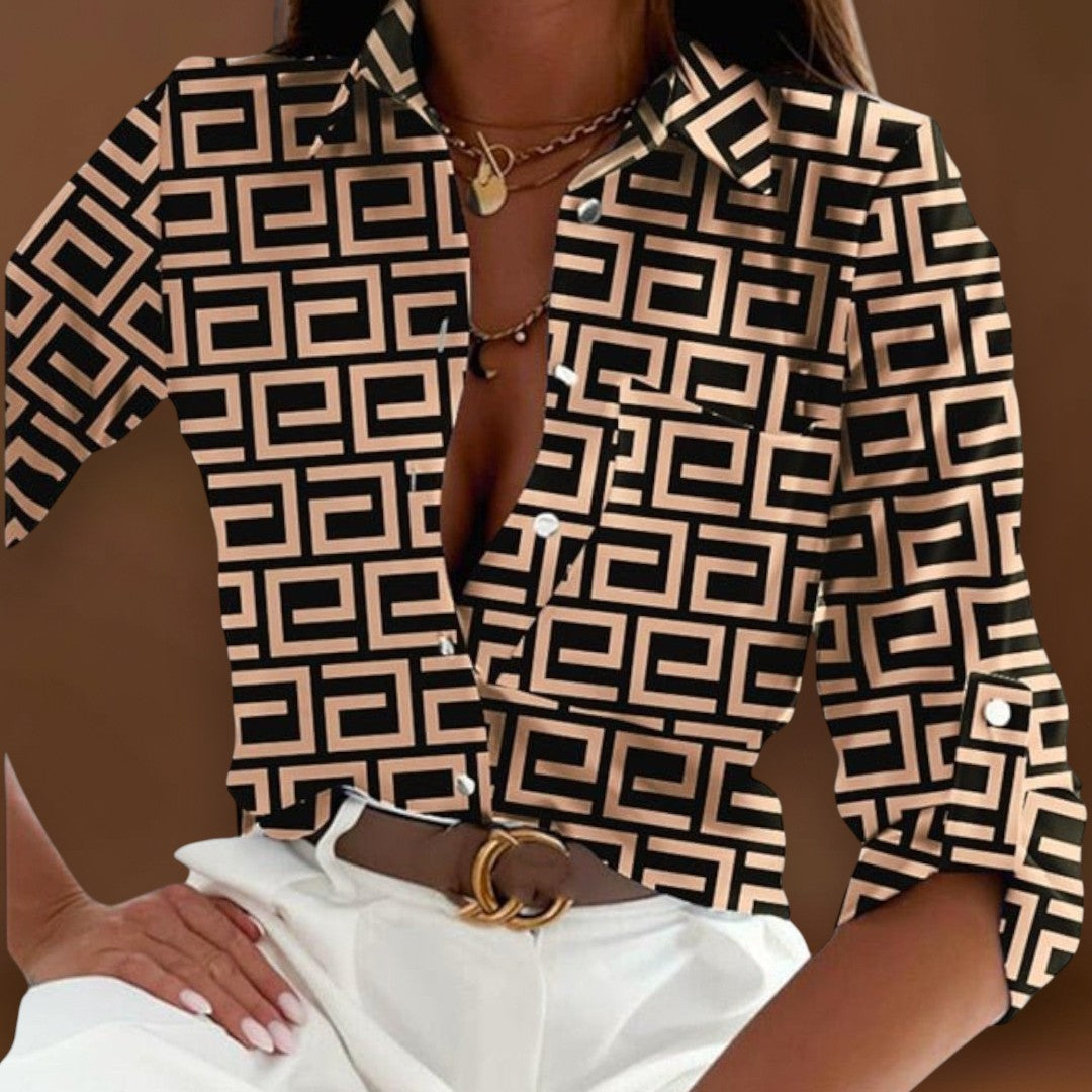 Hajnal - Klasszikus galléros blúz